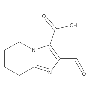 2-formyl-5H,6H,7H,8H-imidazo[1,2-a]pyridine-3-carboxylic acid Structure