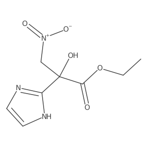ethyl 2-hydroxy-2-(1H-imidazol-2-yl)-3-nitropropanoate结构式