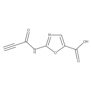 2-(Prop-2-ynamido)-1,3-oxazole-5-carboxylic acid结构式