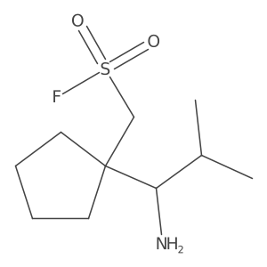 [1-(1-Amino-2-methylpropyl)cyclopentyl]methanesulfonyl fluoride Structure