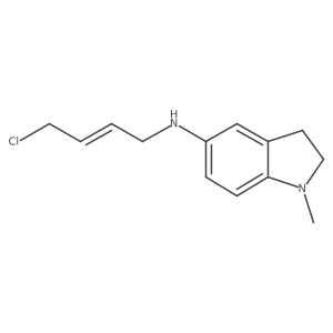 N-(4-chlorobut-2-en-1-yl)-1-methyl-2,3-dihydro-1H-indol-5-amine Structure