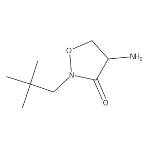 4-Amino-2-(2,2-dimethylpropyl)-1,2-oxazolidin-3-one Structure