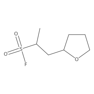 1-(Oxolan-2-yl)propane-2-sulfonyl fluoride结构式
