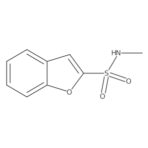 Benzofuran-2-sulfonic acid methylamide Structure