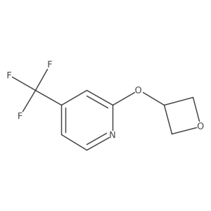 2-(Oxetan-3-yloxy)-4-(trifluoromethyl)pyridine结构式