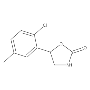 5-(2-Chloro-5-methylphenyl)-1,3-oxazolidin-2-one Structure