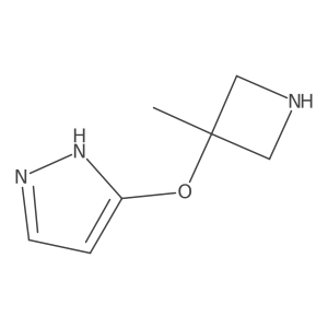 3-[(3-methylazetidin-3-yl)oxy]-1H-pyrazole Structure