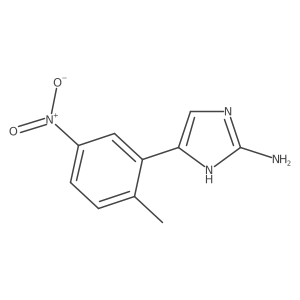 5-(2-methyl-5-nitrophenyl)-1H-imidazol-2-amine Structure