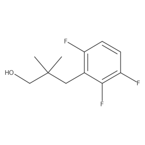 2,2-Dimethyl-3-(2,3,6-trifluorophenyl)propan-1-ol Structure
