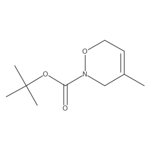 tert-Butyl 4-methyl-3,6-dihydro-2H-1,2-oxazine-2-carboxylate结构式