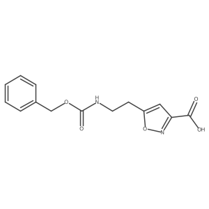 5-(2-{[(Benzyloxy)carbonyl]amino}ethyl)-1,2-oxazole-3-carboxylic acid Structure