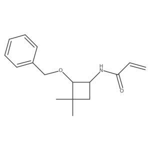 N-(3,3-Dimethyl-2-phenylmethoxycyclobutyl)prop-2-enamide Structure