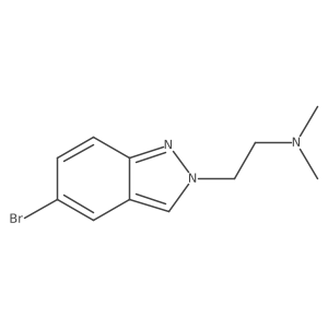 5-bromo-N,N-dimethyl-2H-Indazole-2-ethanamine Structure