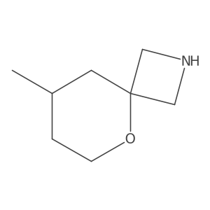 8-Methyl-5-oxa-2-azaspiro[3.5]nonane结构式