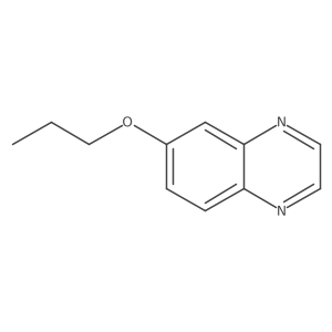 6-Propoxyquinoxaline结构式