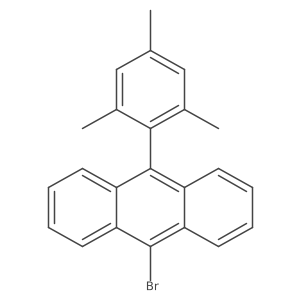 9-Bromo-10-(2,4,6-trimethylphenyl)anthracene Structure