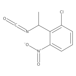 1-Chloro-2-(1-isocyanatoethyl)-3-nitrobenzene结构式
