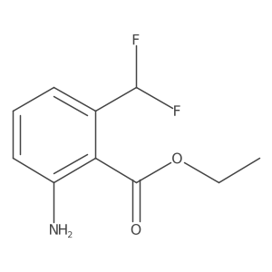 Ethyl 2-amino-6-(difluoromethyl)benzoate Structure
