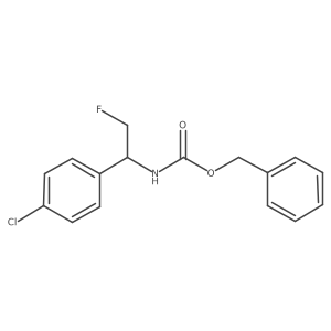 benzyl N-[1-(4-chlorophenyl)-2-fluoroethyl]carbamate Structure