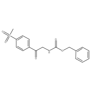 benzyl N-[2-(4-methanesulfonylphenyl)-2-oxoethyl]carbamate Structure
