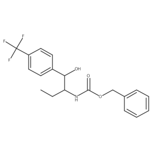 benzyl N-{1-hydroxy-1-[4-(trifluoromethyl)phenyl]butan-2-yl}carbamate结构式