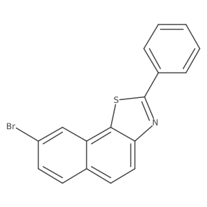 8-Bromo-2-phenylnaphtho[2,1-d]thiazole Structure