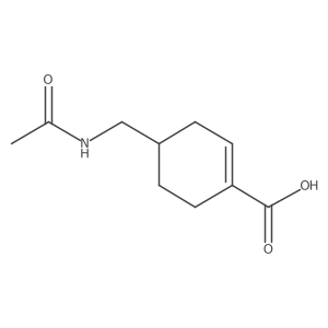 4-(Acetamidomethyl)cyclohex-1-ene-1-carboxylic acid Structure