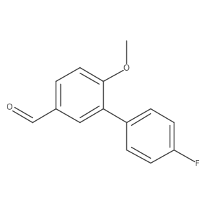 4'-Fluoro-6-methoxy[1,1'-biphenyl]-3-carbaldehyde Structure