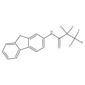 N-2-Fluorenylperfluorpropionamid Structure