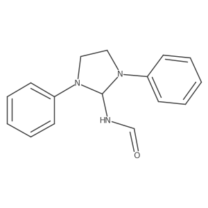 N-(1,3-Diphenyl-2-imidazolidinyl)formamide Structure