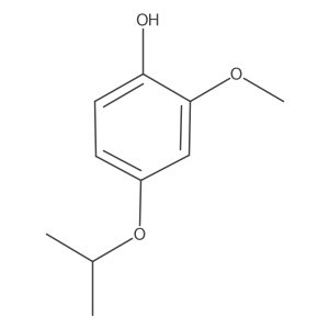 4-Isopropoxy-2-methoxyphenol结构式