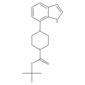 tert-butyl 4-(1H-indol-7-yl)piperazine-1-carboxylate Structure