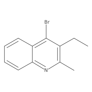 4-Bromo-3-ethyl-2-methylquinoline Structure