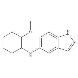 N-(2-methoxycyclohexyl)-1H-indazol-5-amine结构式