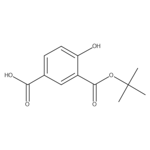 3-Tert-butyloxycarbonyl-4-hydroxybenzoic acid Structure