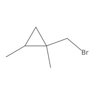 1-(Bromomethyl)-1,2-dimethylcyclopropane Structure