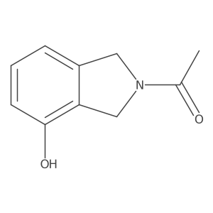 1-(4-Hydroxy-2,3-dihydro-1H-isoindol-2-yl)ethan-1-one Structure