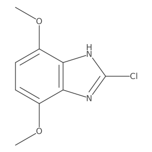 2-chloro-4,7-dimethoxy-1H-benzo[d]imidazole Structure