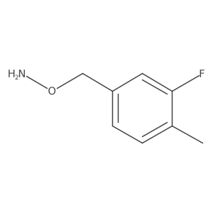 O-[(3-fluoro-4-methylphenyl)methyl]hydroxylamine结构式