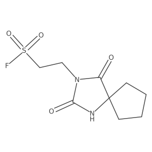 2-{2,4-Dioxo-1,3-diazaspiro[4.4]nonan-3-yl}ethane-1-sulfonyl fluoride Structure