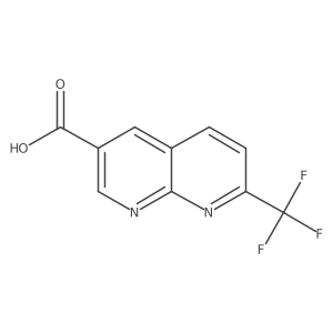 7-(Trifluoromethyl)-1,8-naphthyridine-3-carboxylic acid Structure