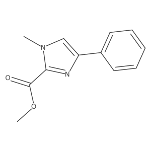 Methyl 1-methyl-4-phenyl-1h-imidazole-2-carboxylate结构式