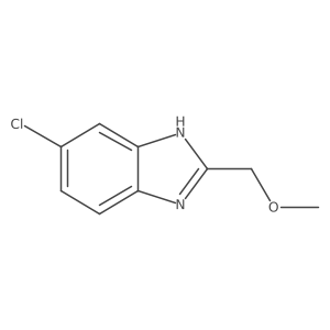 5-chloro-2-(methoxymethyl)-1H-benzimidazole Structure