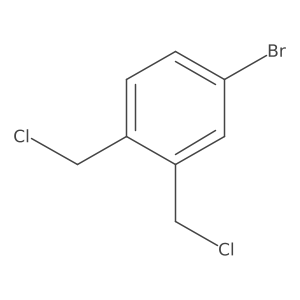 Benzene, 4-bromo-1,2-bis(chloromethyl)- Structure