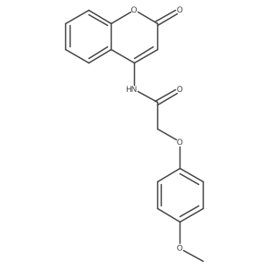 2-(4-methoxyphenoxy)-N-(2-oxo-2H-chromen-4-yl)acetamide Structure