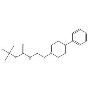 Tert-butyl (2-(4-(pyridin-4-yl)piperazin-1-yl)ethyl)carbamate Structure