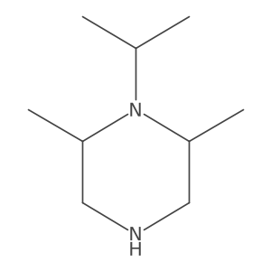 2,6-Dimethyl-1-(propan-2-yl)piperazine结构式