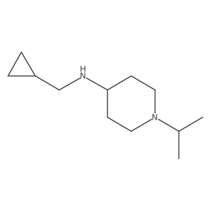 N-(cyclopropylmethyl)-1-(propan-2-yl)piperidin-4-amine Structure