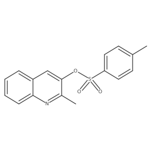 2-Methylquinolin-3-yl 4-methylbenzene-1-sulfonate结构式