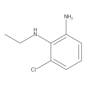 6-chloro-1-N-ethylbenzene-1,2-diamine Structure